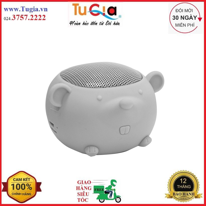 Loa bluetooth Soundmax MB-4 con chuột màu xám - Hàng chính hãng