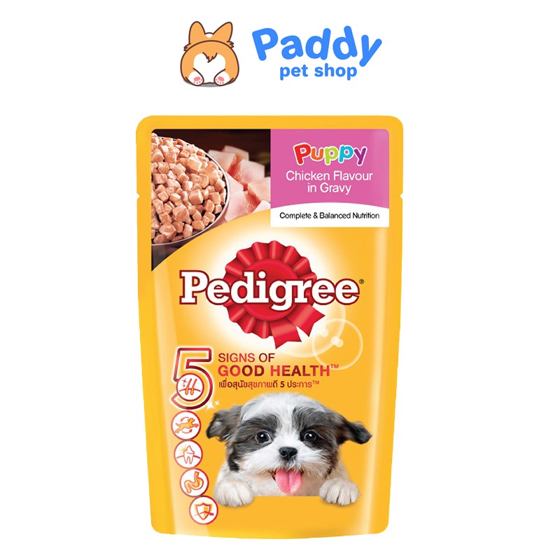 Pate Cho Chó Con Pedigree Puppy Vị Gà Nấu Sốt 130g