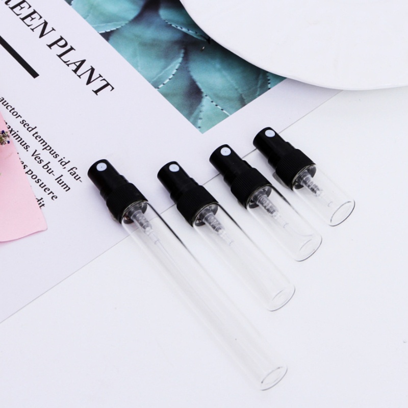 Set 10 Lọ Thủy Tinh Rỗng Dạng Xịt 2ml 3ml 5ml 10ml Đựng Mỹ Phẩm Tiện Dụng Khi Đi Du Lịch