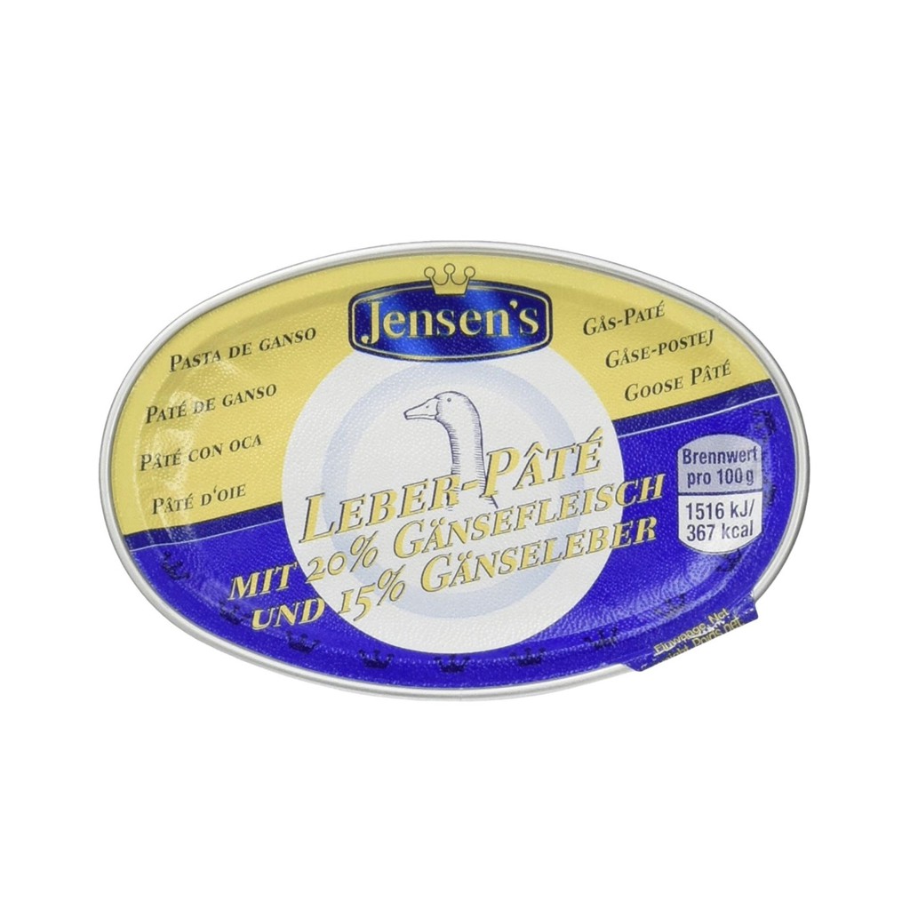 Pate gan ngỗng JENSEN'S  80g siêu ngon (Hàng Đức date mới tinh)