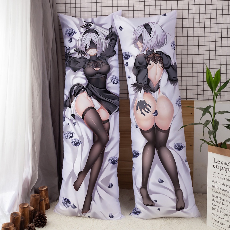 Vỏ Gối Ôm Toàn Thân In Hình Anime PSP Nhật Bản Automata YoRHa No.2 Type B Dakimakura