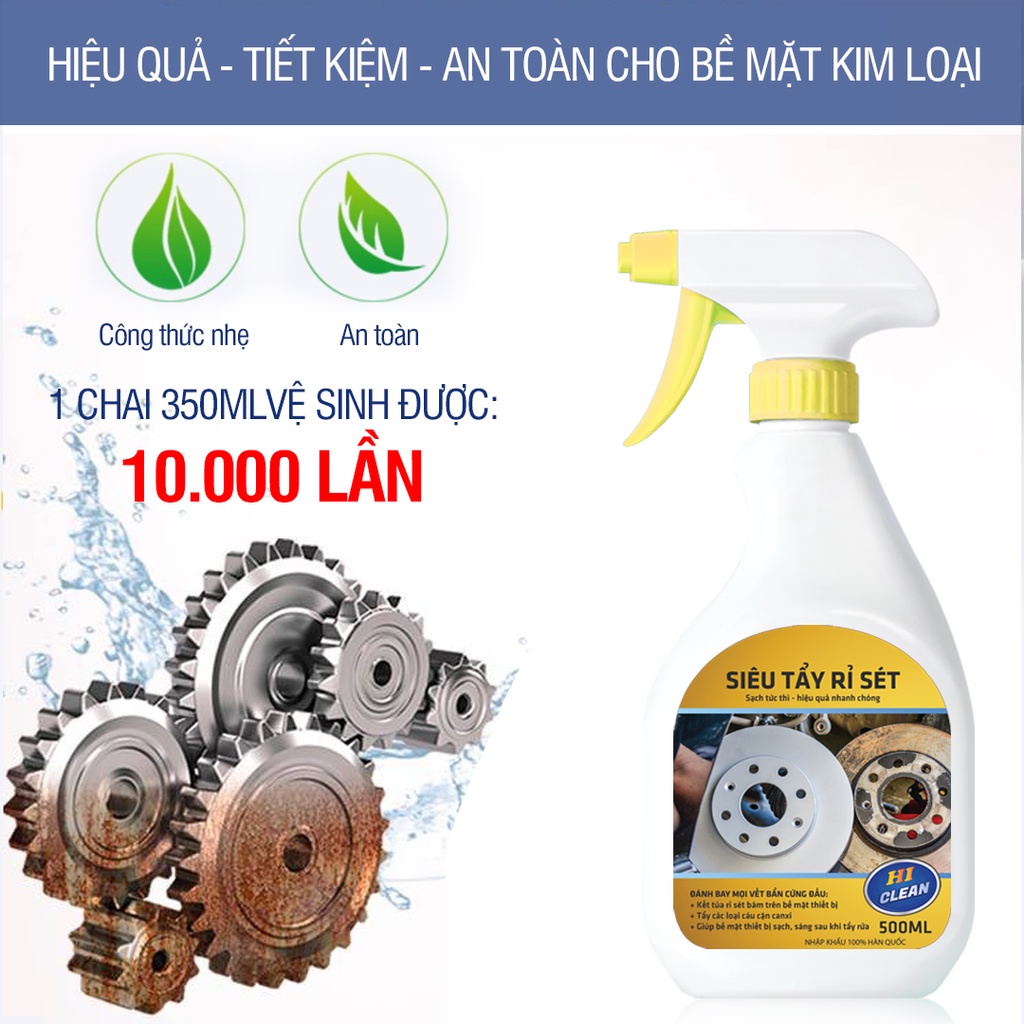 Tẩy rỉ sét Freeme CỰC MẠNH, chống rỉ và đánh bay gỉ sét trên kim loại, thép, inox, đồng - Nhập khẩu Hàn Quốc TGS