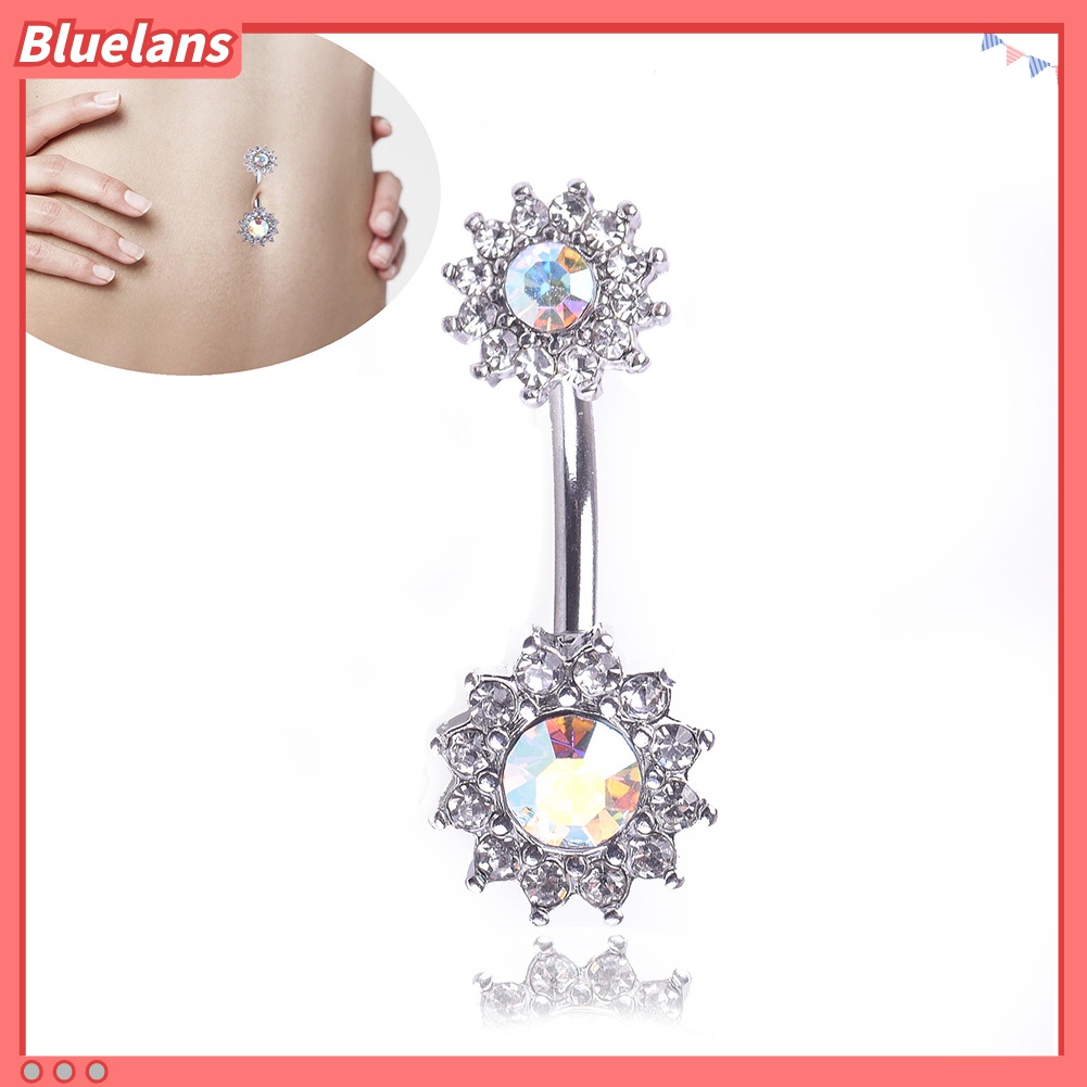 Khuyên Rốn Đính Đá Hình Hoa Quyến Rũ