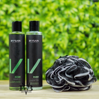 [CHÍNH HÃNG NĂM 2022]  Dầu gội xả By Vilain Rush 200ml nhập khẩu 100% Đan Mạch + Tặng Bông tắm