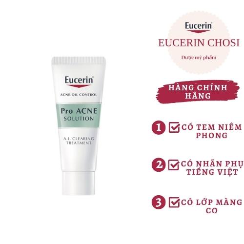 Sample Eucerin Gel Giảm Mụn Và Nhờn Eucerin Pro Acne A.I Clearing Treatment 5ml