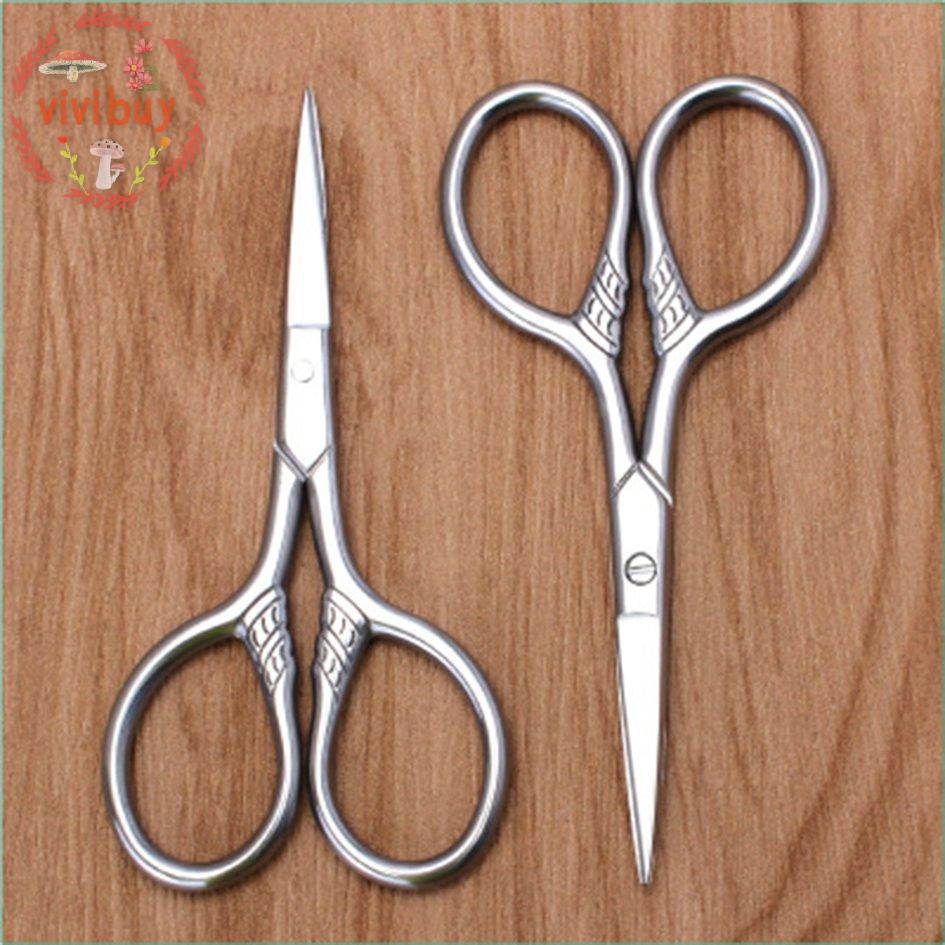 Kéo Cắt Tỉa Râu Bằng Thép Không Gỉ Bền Bỉ Dễ Dùng Dành Cho Nam