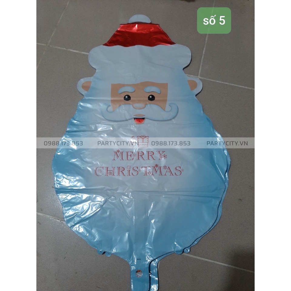 Bóng bay bằng màng nhôm hình ông già noel/tuần lộc/người tuyết trang trí cây thông noel mới