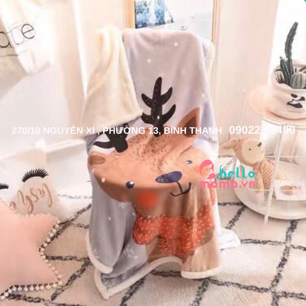 Mền Lông /Chăn Lông  ( chất liệu nhẹ, lông giữ ấm tốt cho bé )