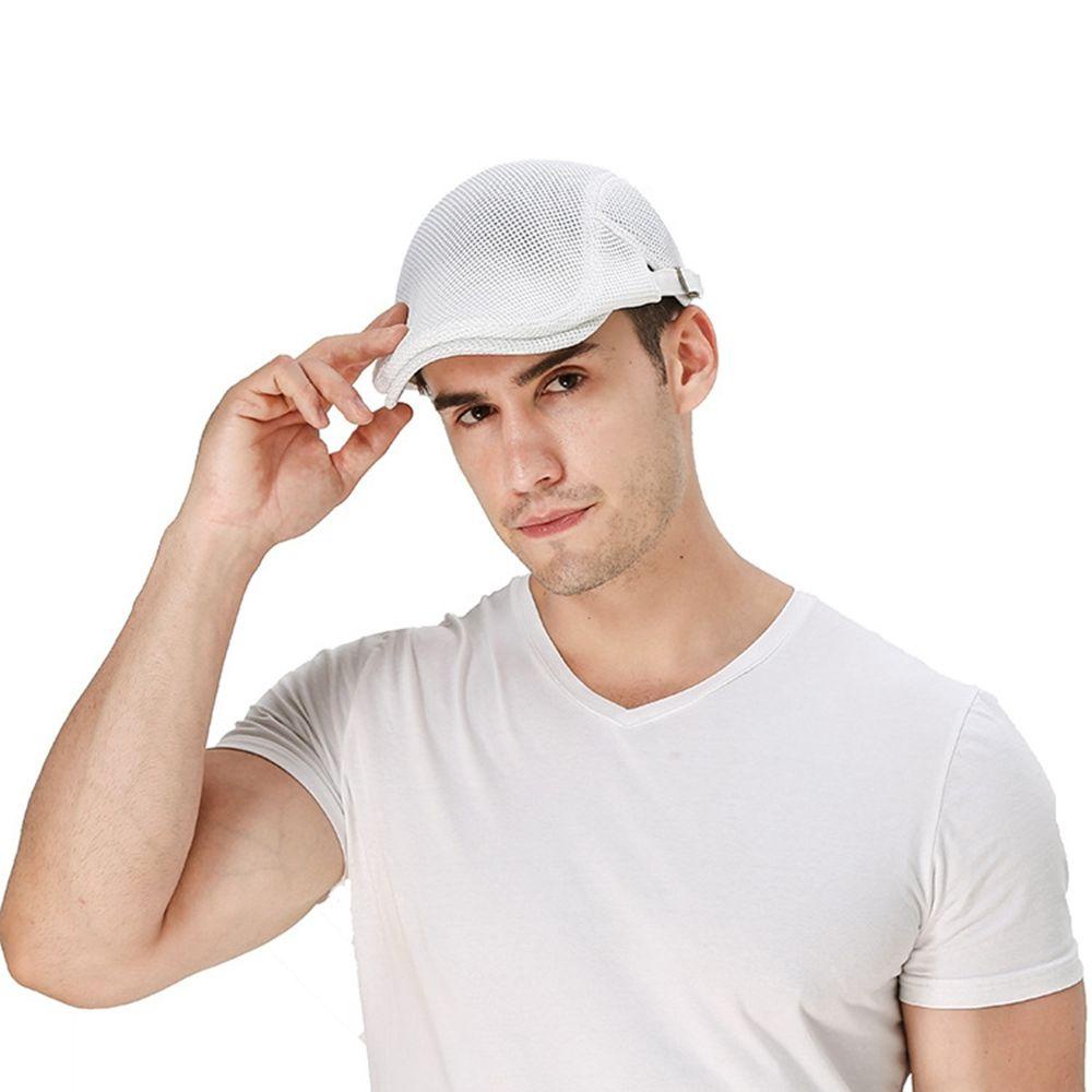 IVORY Mũ Beret Chống Nắng Phong Cách Hip Hop Hàn Quốc Thời Trang Mùa Hè Cho Nam