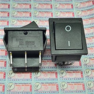 Công tắc hình con thuyền kcd4 16a 250vac 2 chế độ 6 chân kích thước 31x25mm