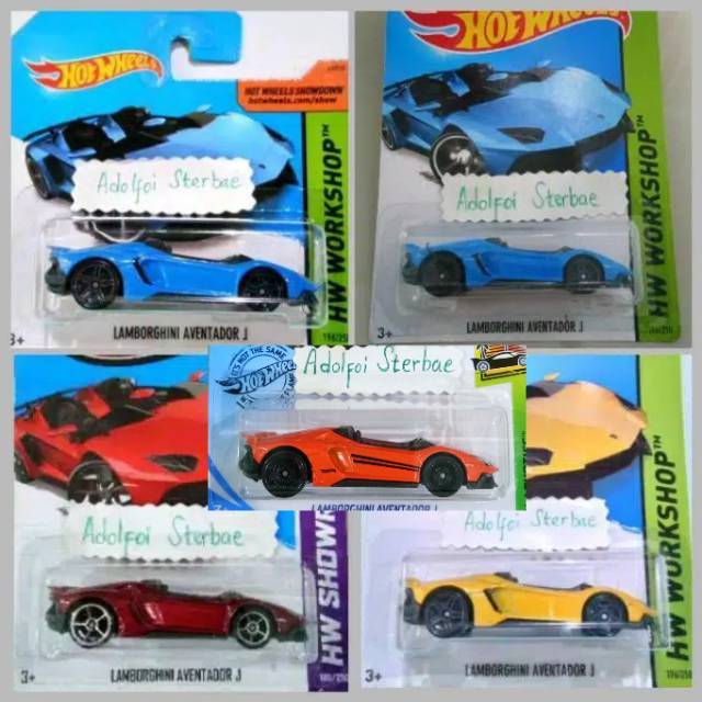 Hotwheels Mô Hình Đồ Chơi Xe Hơi Lamborghini Aventador J