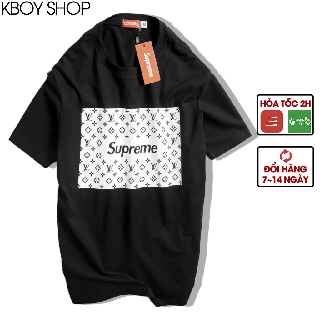 Áo Thun Nam Tay Ngắn Kboy Shop Áo phông nam cổ tròn, chất liệu 100% Cotton cao cấp, vải mềm mịn, áo in hình đẹp - V105