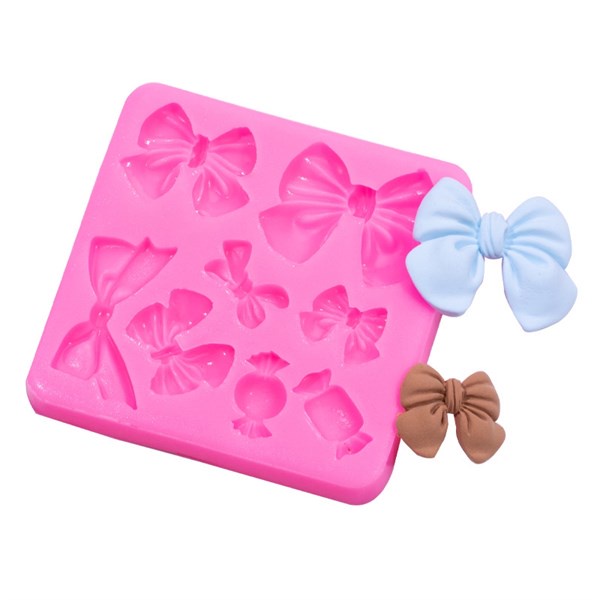 Khuôn Silicone Nơ Kẹo 2Cm 3Cm 4Cm