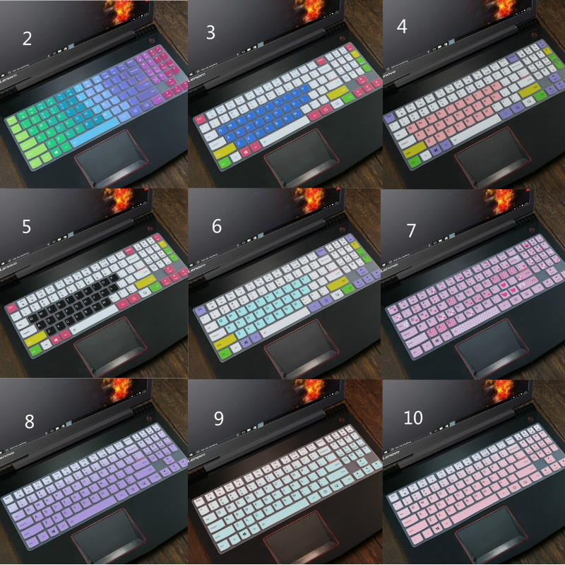 Miếng Dán Bảo Vệ Bàn Phím Bằng Silicon Cho Laptop Lenovo Legion Y520 Y720 R720 Y7000 Y530 15.6 Inch