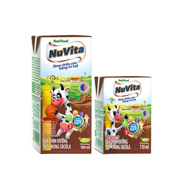 Sữa tiệt trùng Nuvita loại 110ml