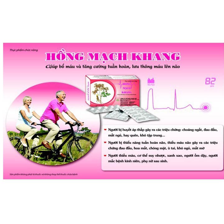 -Hồng Mạch Khang - Dành Cho Người Huyết Áp Thấp