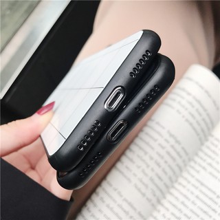 [ FREESHIP TỪ 50K TOÀN QUỐC ] Ốp lưng Iphone mặt kính trơn, caro