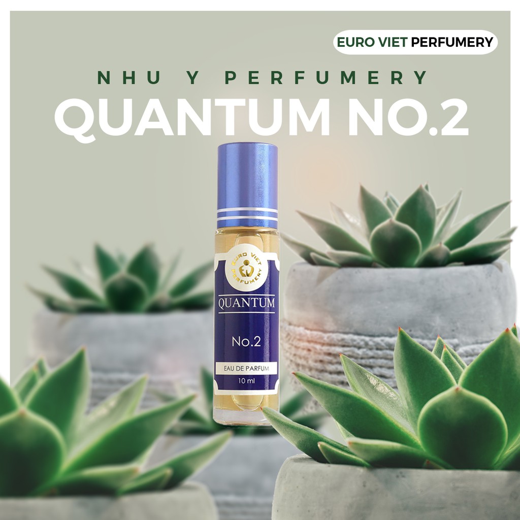Nước hoa nam QUANTUM NO.2 (10ml) - Nam tính, thu hút.