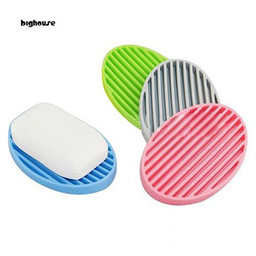 Khay Đựng Xà Phòng Bằng Silicone Linh Hoạt Sáng Tạo