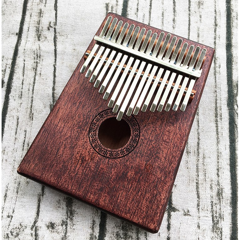 Đàn Kalimba 17 Phím Woim Gỗ Cafe Tặng Kèm Kèn Kazoo Dream Walker Limited Edition