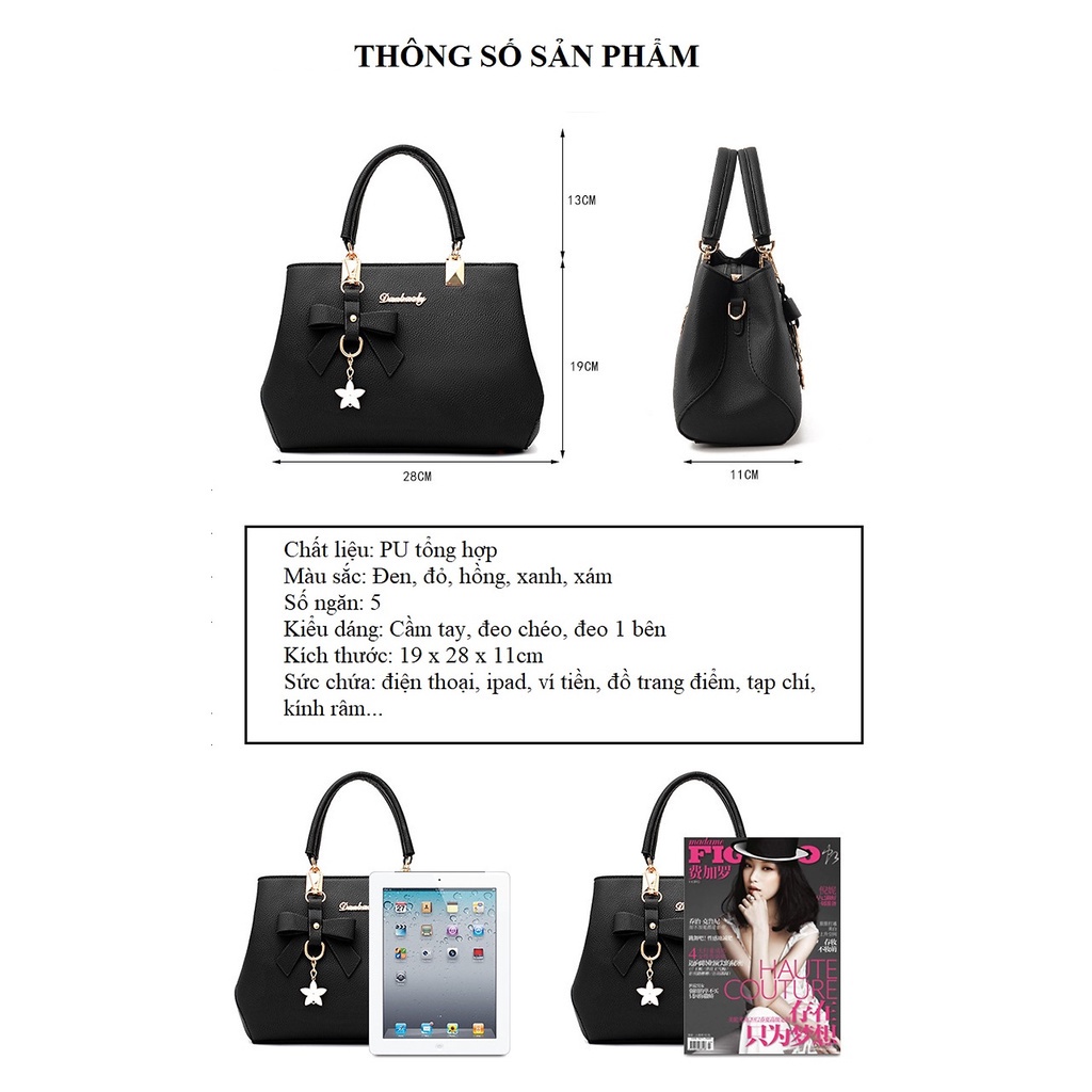 Túi xách công sở bản to lịch lãm TUI011