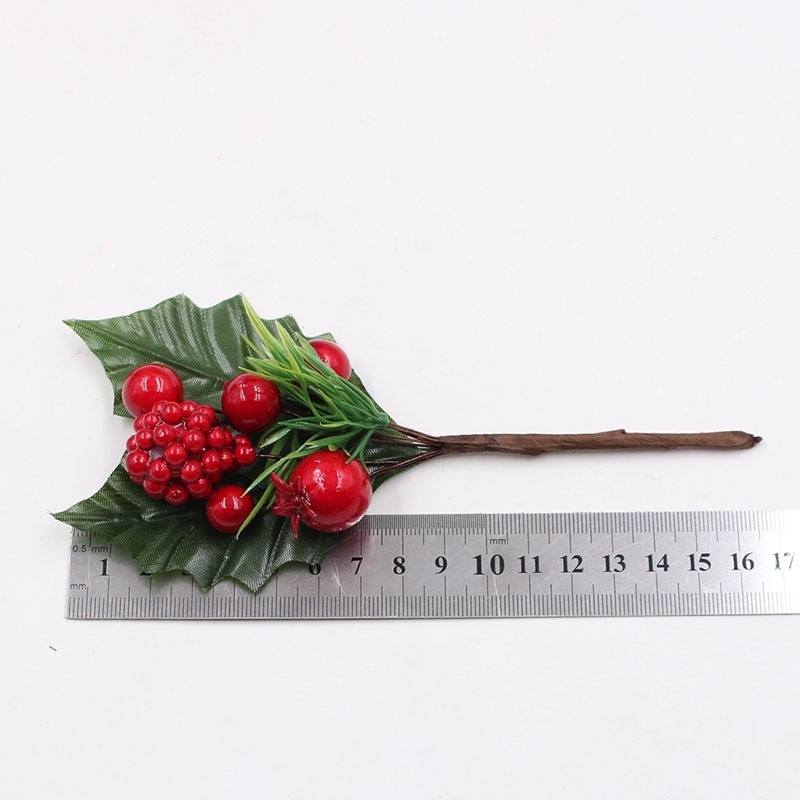Set 2 nhánh quả cherry giả dùng trang trí tiệc xinh xắn