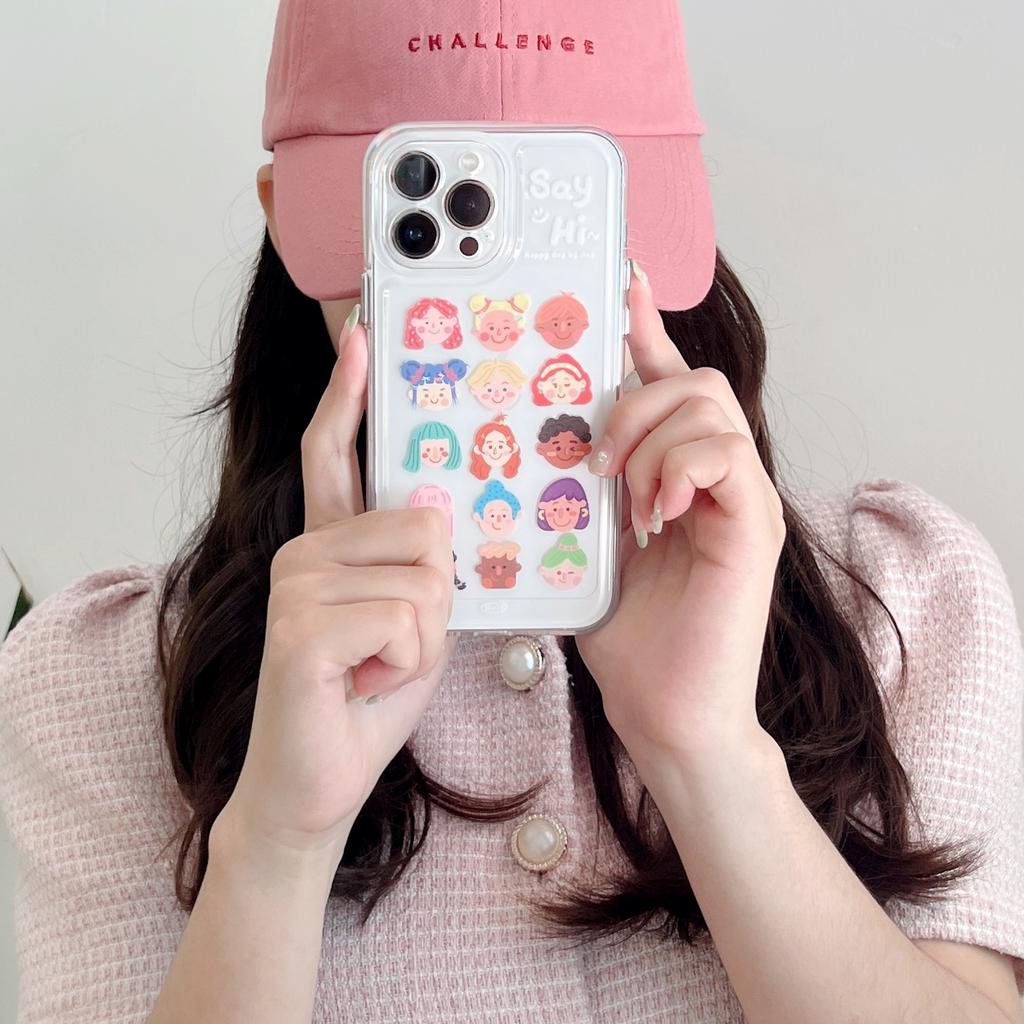 Ốp Điện Thoại Mềm Họa Tiết Hoạt Hình Avatars Cho iphone 13promax 12 11 7plus X XS XR 8 7