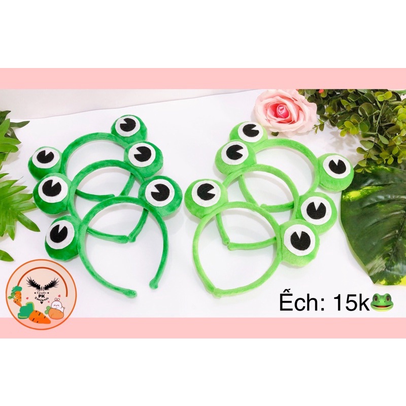Cài tóc ếch mắt to 🐸