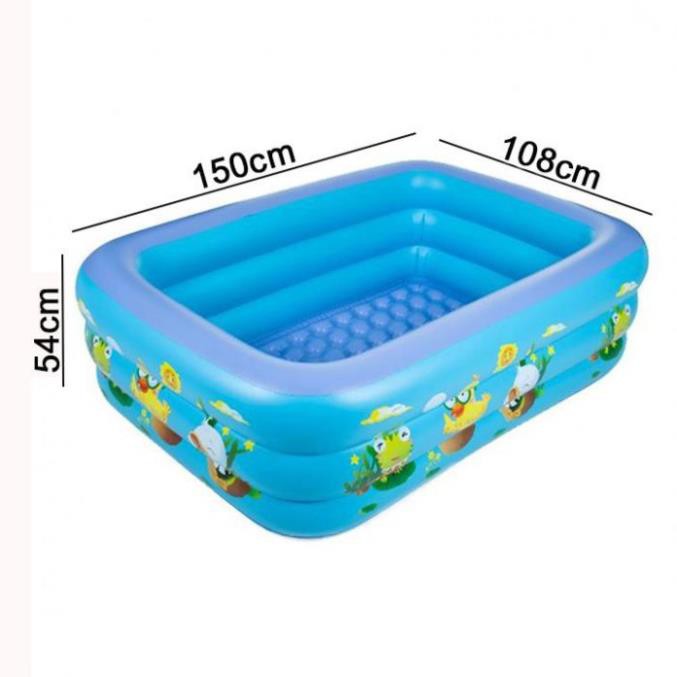 Bể bơi phao 1m5 hồ bơi bơm hơi cho trẻ em - An toàn cho bé