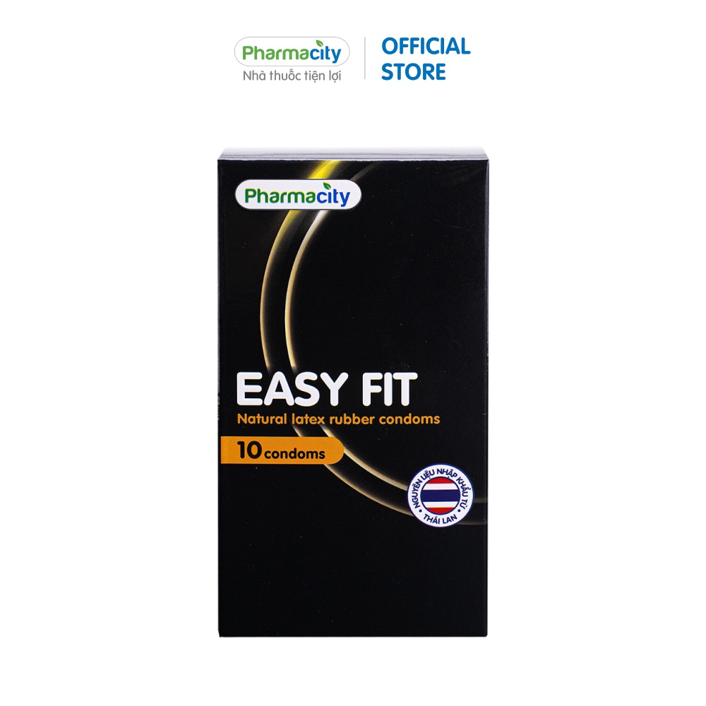 Bao Cao Su Pharmacity Easy Fit (hộp 10c)