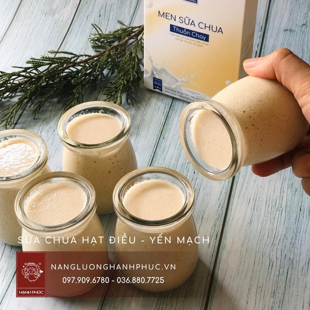 Men Sữa Chua Thuần Chay - Men Tự Nhiên, Hộp 5 gói - Mỗi gói 5gr