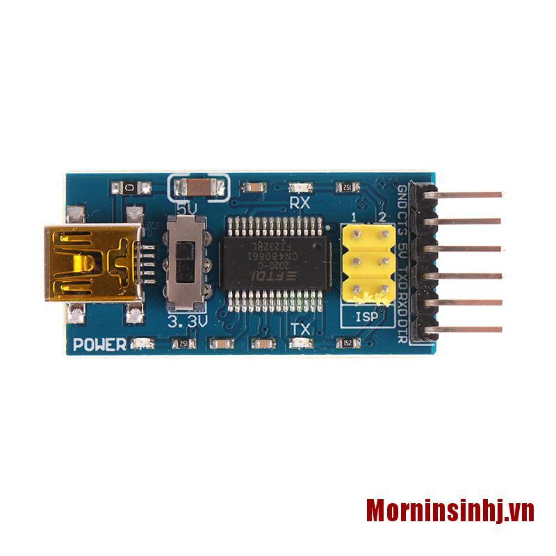 ✨Morninsinhj FTDI FT232RL FT232 USB 3.3V 5.5V to TTL Serial Port Adapter Module