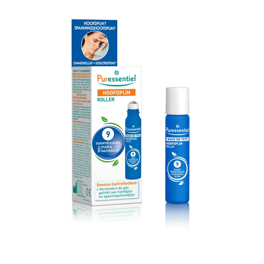 Cây lăn tinh dầu Puressentiel cho bé từ 10 tuổi và người lớn - 10ml - date 06/2024