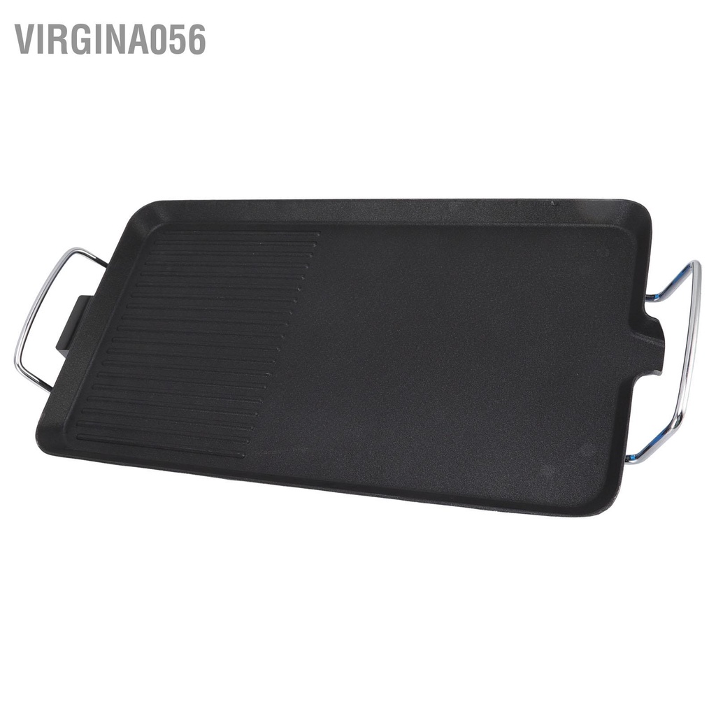 Virgina056 Vỉ Nướng Điện Không Khói Ngăn Dính Trong Nhà Đa Chức Năng Có Tay Cầm Cho Gia Đình Hoa Kỳ Cắm 110V