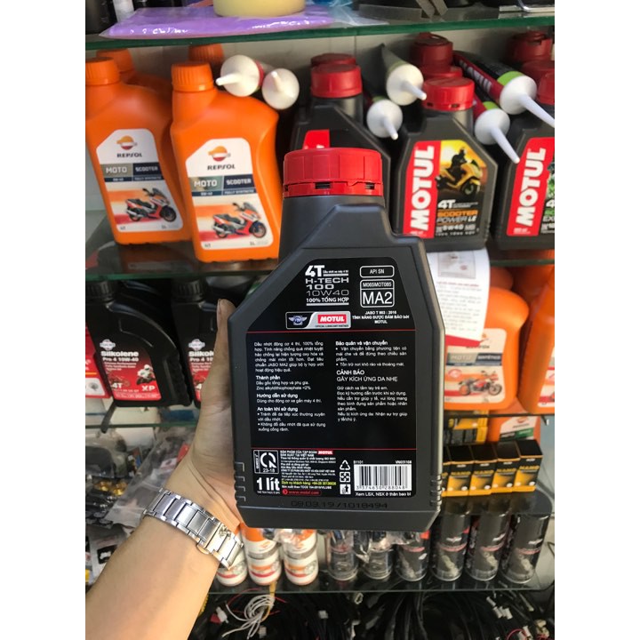 Nhớt Motul H-Tech 100 4T 10W40