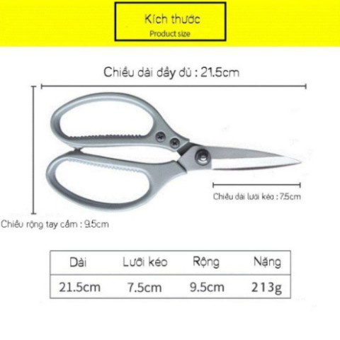 Kéo Nhật Đa Năng SK5, Cắt Xương Gà Thịt, Siêu Bền (Cán Thép Không Gỉ)