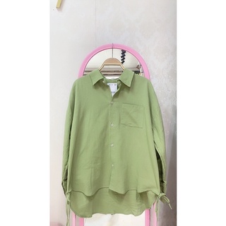 sơ mi xanh(ảnh thật shop chụp )