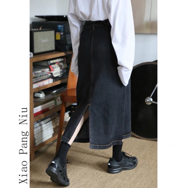 Chân váy jeans dài bigsize ulzzang Order