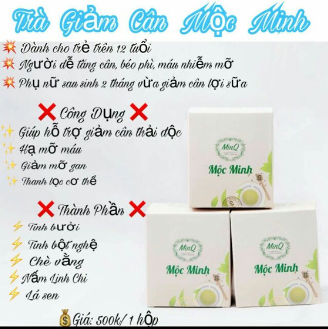 Trà Giảm cân Mộc Minh | BigBuy360 - bigbuy360.vn