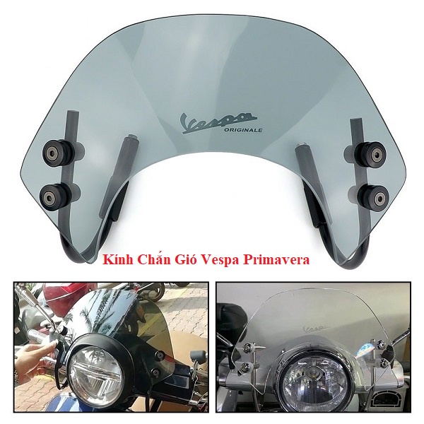 Kính Chắn Gió Cho Vespa Loại Thấp Cao Cấp Cho Sprint Primavera GTS