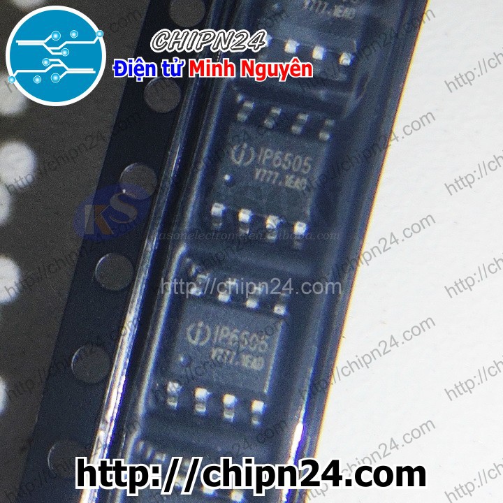 [1 CON] (SOP) IC Dán IP6505 SOP-8 (SMD) (6505 IC Dán sạc pin QC3.0 QC2.0 48V)