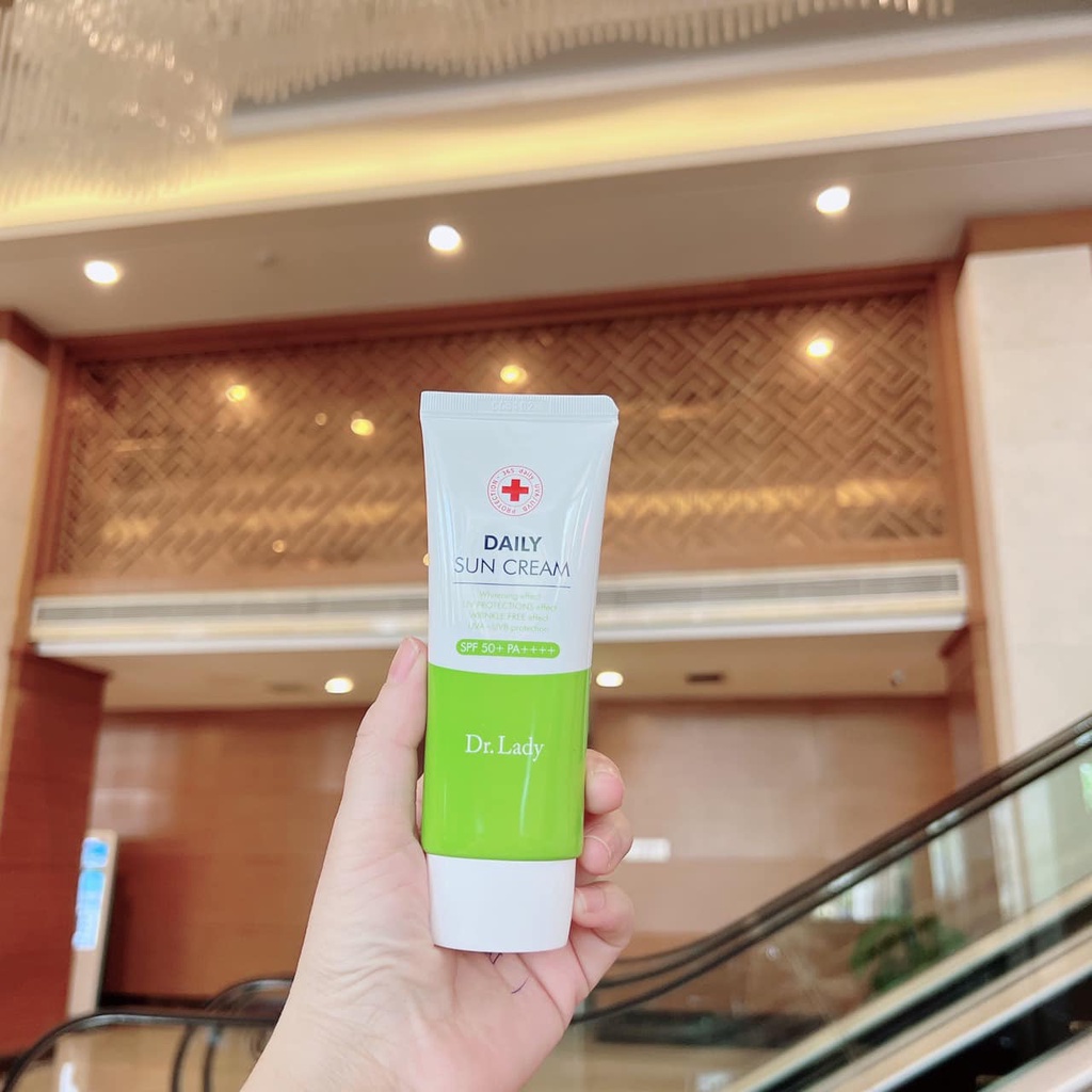 Kem chống nắng vật lý phổ rộng Daily sun cream mẫu mới