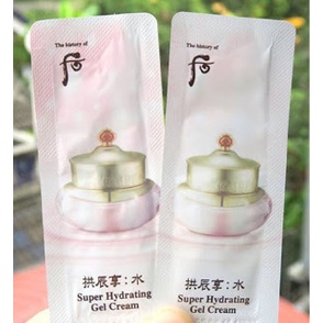 Gói Kem dưỡng Whoo hồng cấp ẩm, dưỡng trắng Vital Hdrating Cream dạng sameple 1ml, tiệm son ruby