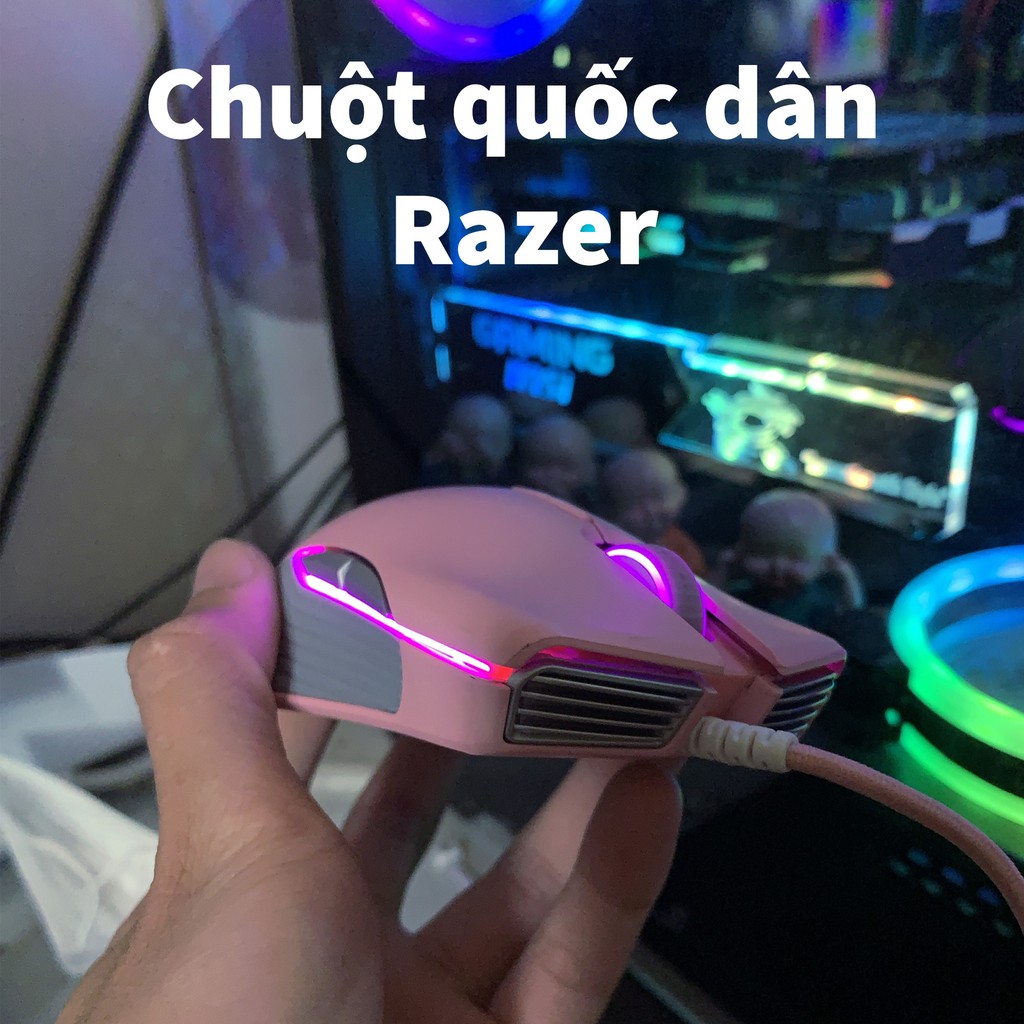 Chuột Game Razer Lancehead TE - Quartz (Màu hồng) chuyên gamer PUBG,LOL, Liên quân.... và cho các streamerr