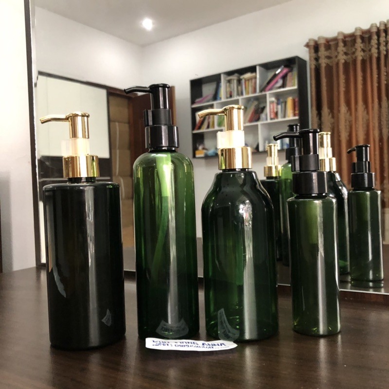 Đầy đủ các mẫu chai nhựa pet vòi nhấn xịt nhỏ giọt đựng dầu gội- Vỏ chai nhựa rỗng đủ kích thước