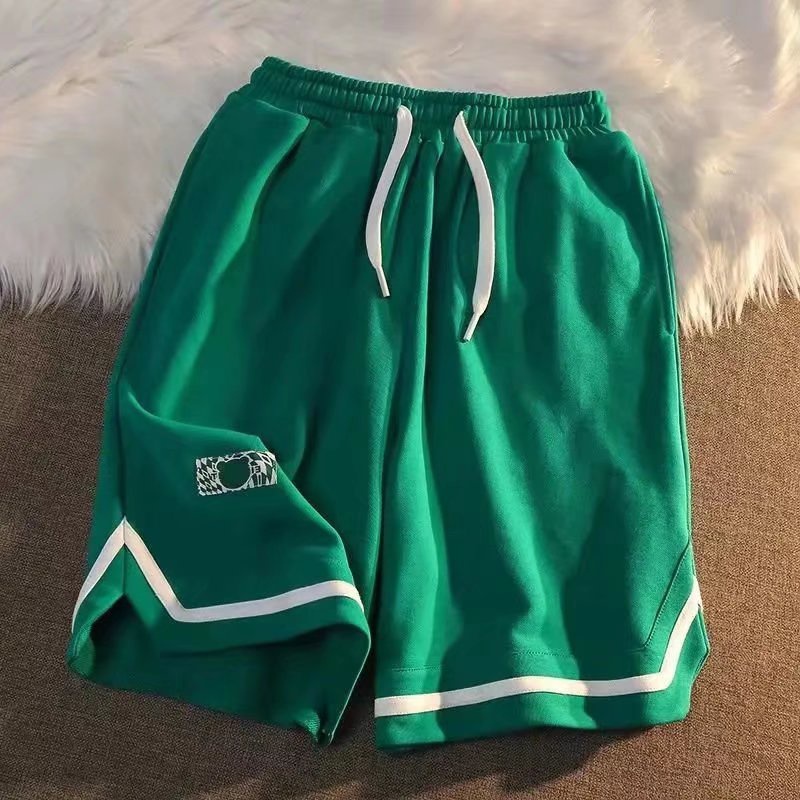Quần Short Thể Thao Lưng Cao Ống Rộng Phong Cách harajuku Mùa Hè 3 Màu Tùy Chọn Size s-3xl Cho Nam