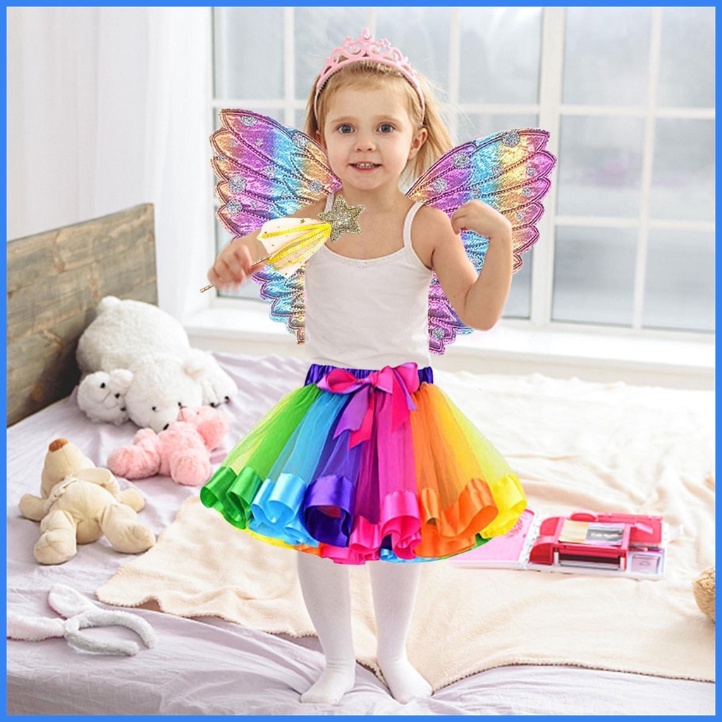 Bộ 3 Phụ Kiện Cánh Bướm Hóa Trang Công Chúa Cho Bé Gái