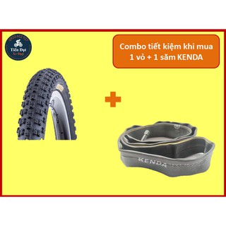 Combo tiết kiệm 1 vỏ 1 săm kenda 18 x 1.75/2.125