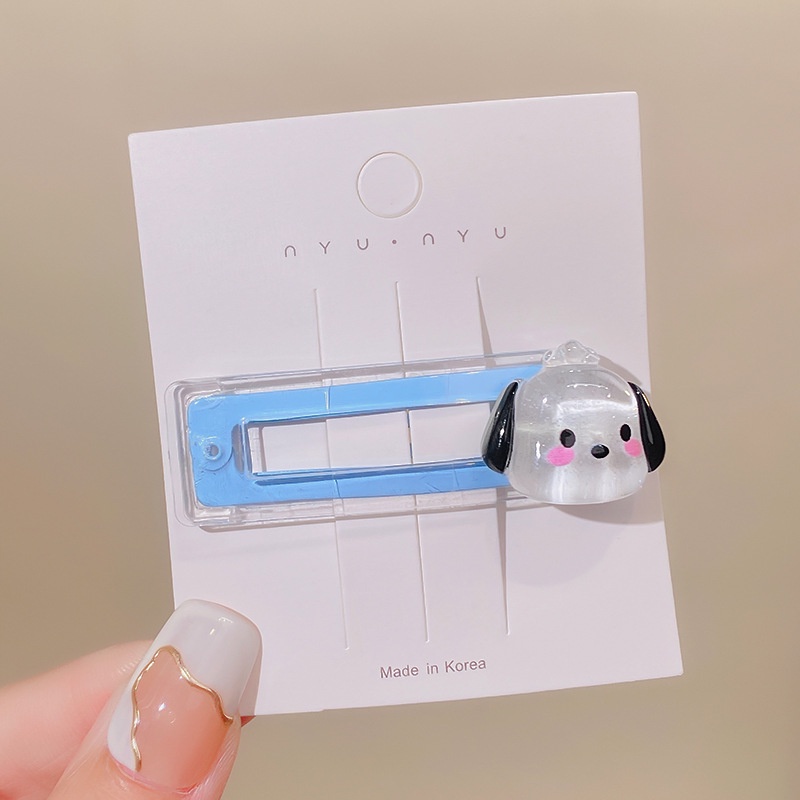 ✨✨Kẹp Tóc Dạng Thạch Trong Suốt Hình Cinnamoroll Hoạt Hình Dễ Thương Cho Bé Gái