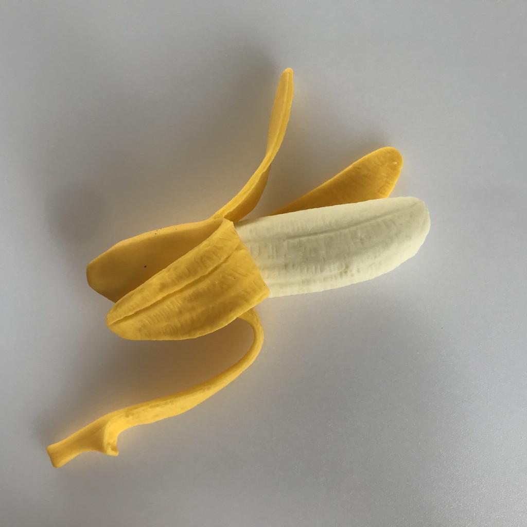 Gudetama chuối bóc vỏ squishy bóp mềm